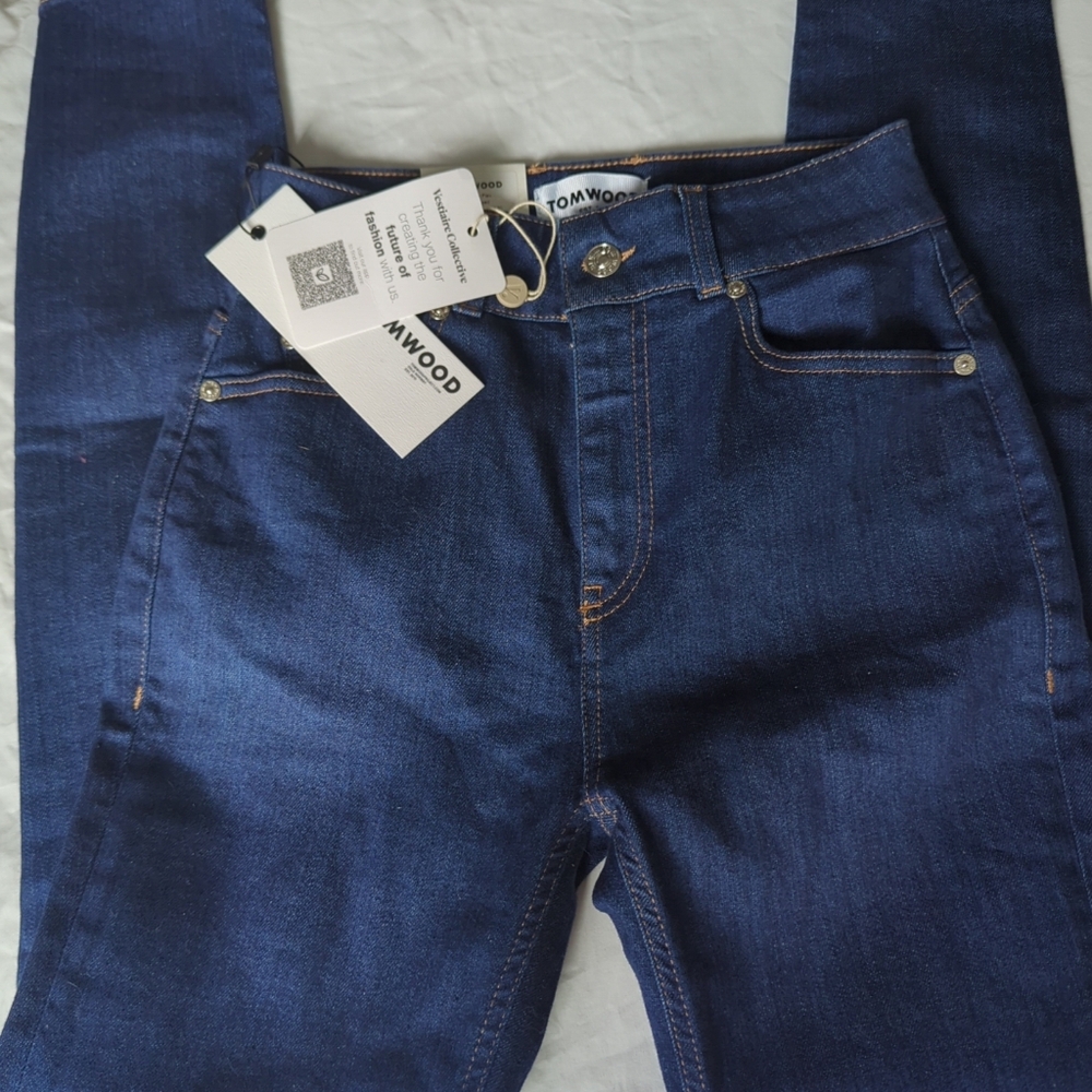 NWT Tomwood Oslo Norway Denim Jeans Women's W26 L30